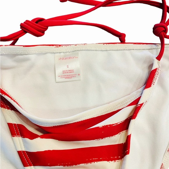 Stars & Stripes bikini in good condition! Top XL and bottom Sm. Exhilaration - Picture 6 of 7